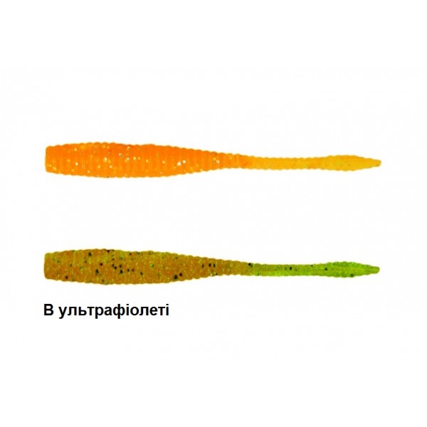 Рибальська силіконова приманка, ZEOX Pixie Tail, довжина 1,7 дюймів, 10шт/уп, колір №104 GOSF